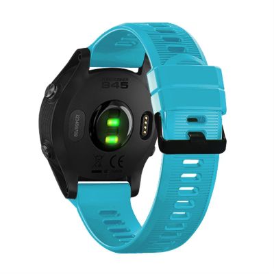 CEKGDB 22mm Silicone Watchband For Garmin Forerunner 945 935 Watch Easy Fit Wrist Band Strap (Color : Sky Blue)