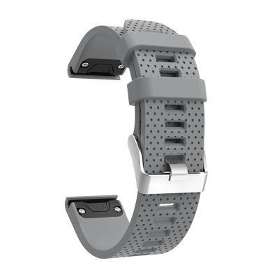 AEHON Replacement Soft Silicone Quick Release Watchband Strap For Garmin Fenix 7S 5S GPS Watch (Color : Grey, Size : Fenix 5S)