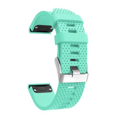 AEHON Replacement Soft Silicone Quick Release Watchband Strap For Garmin Fenix 7S 5S GPS Watch (Color : Teal, Size : Fenix 7S)
