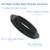 Astronomical Telescope Adapter Kit - Male to M42x0.75 Male Thread Converter with M48x0.75 Finder Scope and T2 Male Thread Mount for Cameras view 4