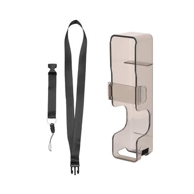 ABZEKH Drone Accessories Portable Storage Case Lens Cap for FIMI Palm 2 for Gimbal Camera Protective Cover for Anti-Collision Box Anti-Lost Lanyard Accessories (Color : with Lanyard)