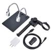 Heavy Aluminum Alloy Microscope Bracket,Aluminum Alloy Microscope Stand Bracket Support Fit for Digital Microscope with 50mm Diameter(110-240V US plug) view 2