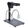 Heavy Aluminum Alloy Microscope Bracket,Aluminum Alloy Microscope Stand Bracket Support Fit for Digital Microscope with 50mm Diameter(110-240V US plug) view 4