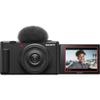 Sony ZV-1F Vlogging Camera (Black) (ZV1F/B) + Case + 64GB Card + NP-BX1 Battery + Photo Software + HDMI Cable + Charger + Flex Tripod + Memory Wallet + Cap Keeper + Cleaning Kit (Renewed) view 2