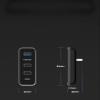 ZahoTse for Tesla modely/3 Glovebox Docking Station 4-in-1 USB Hub HUB Converter Head Multi-Port Glovebox Hub Flash Drive Docking Station (T6-Black) view 2