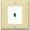 RiteAV HDMI Wall Plate 1 Port - 1 Gang [Ivory/White] view 1