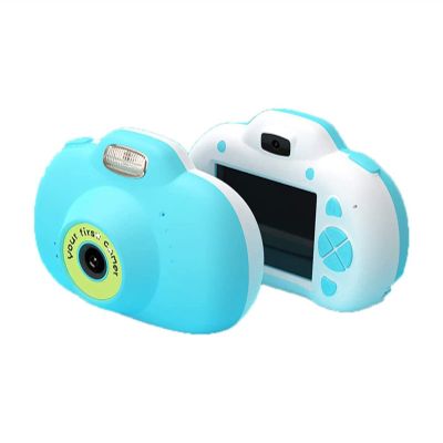 GIENEX Kids Camera, 2.4 Inch HD Touch Screen Digital Camera, Child Video Camcorder Suitable for 3-12 Year Old Toy Gifts, 1080P IPS and IPX6 Waterproof Rechargeable Electronic Camera (Color : Blue)
