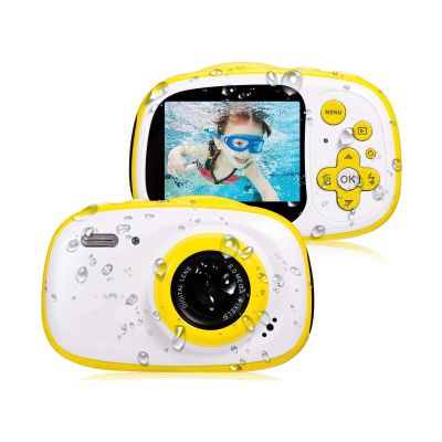 GIENEX Digital Camera for Kids, 1080P HD Video Camera Mini Child Camcorder with 2 Inch LCD Screen Best 6MP Creative Gifts for 3-7 Year Old Boys Girls