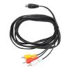 DIN 8 Pin to 3 RCA Cable, DIN 8 Pin Male to 3 RCA Male Cable Scratch Resistant Clear Sound Plug and Play for Musical Instruments view 1