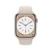 Apple Watch Series 8 [GPS, 45mm] - Starlight Aluminum Case with Starlight Sport Band, M/L (Renewed) view 2