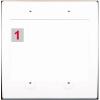 RiteAV Custom Wall Plate 1 Port, Flat 2 Gang, White/White, Choose HDMI Coax 3.5mm Banana Cat5/6 Phone RCA Speaker Toslink USB view 1