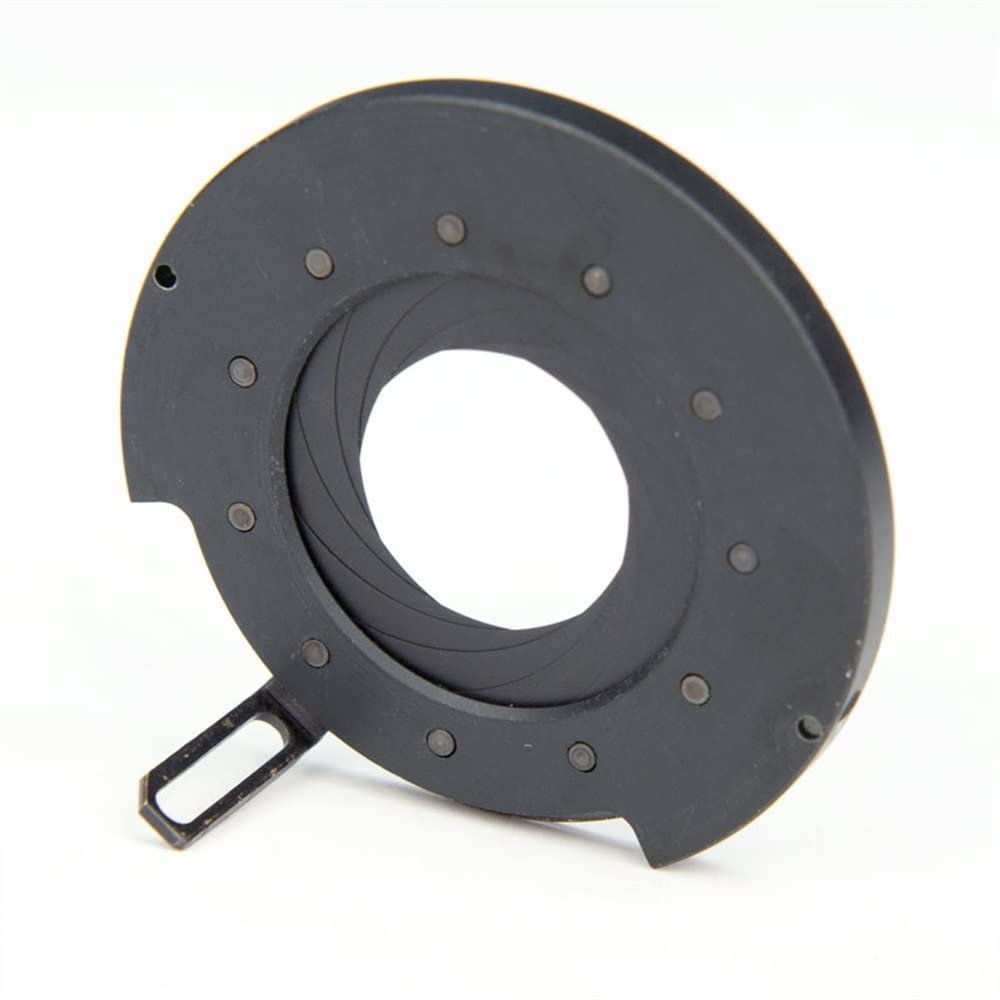 Manual Zoom Iris Diaphragm 1.8-22mm Manual Iris Diaphragm 41mm Outer Diameter Camera Microscope Optical Module Adapter