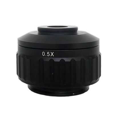 0.35X 0.5X C-Mount Lens Microscope Camera Adapter for Trinocular Stereo Microscopio Video Focus Port Connector Soldering Iron (Color : 0.5X 45MM)