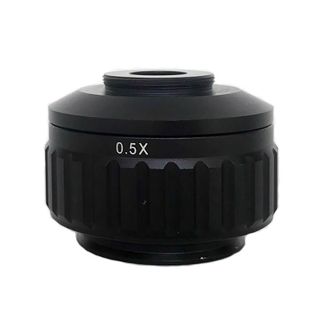 0.35X 0.5X C-Mount Lens Microscope Camera Adapter for Trinocular Stereo Microscopio Video Focus Port Connector Soldering Iron (Color : 0.5X 45MM)