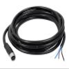 10-Pack M8 Waterproof Straight Molding Cable - Female A-Coding 4-Pin Connector with 1 Meter 24AWG Wire view 1