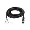 10-Pack M8 Waterproof Straight Molding Cable - Female A-Coding 4-Pin Connector with 1 Meter 24AWG Wire view 2