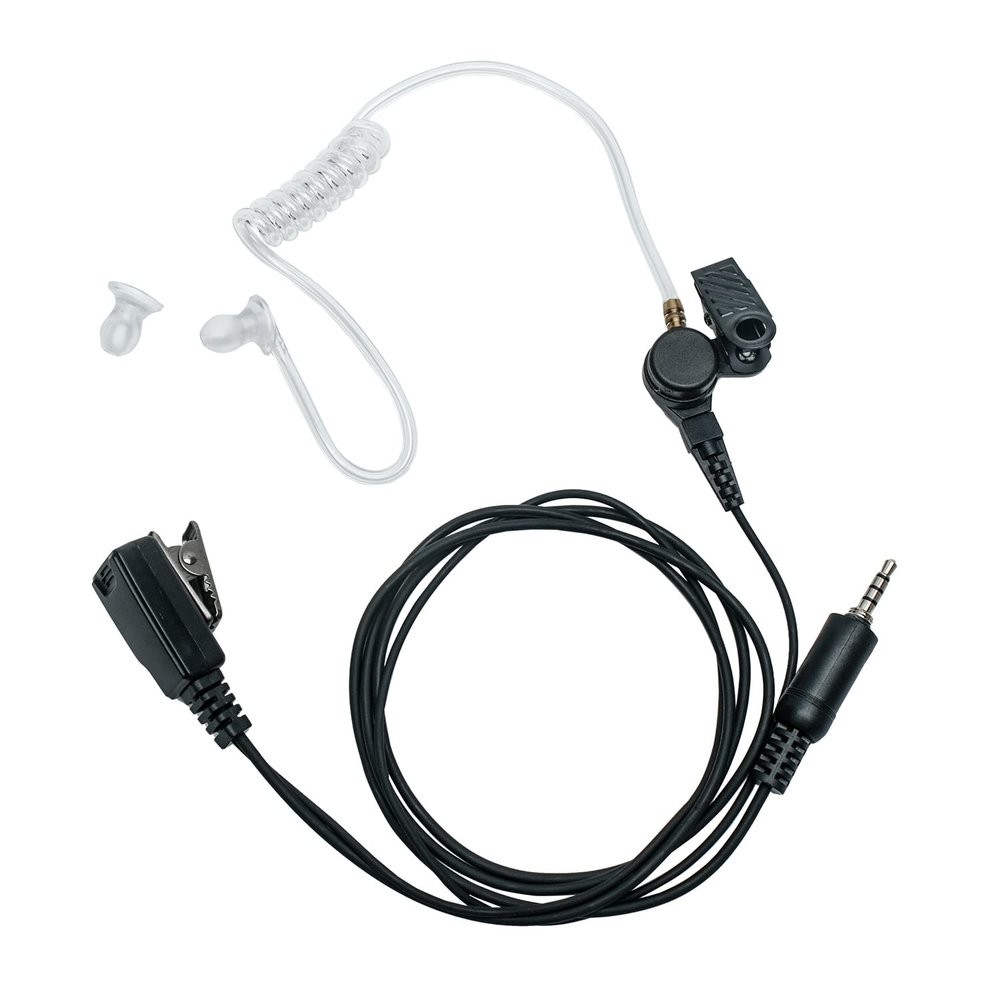 BVMAG Acoustic Tube Walkie Talkie Earpiece Headset with PTT Mic for Yaesu VX-6 VX-6R VX-7R VX-170 FT-270 Standard Horizon HX210 HX400 HX870 HX750S HX890