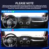 for Jeep Wrangler 2011-2014 with Wireless Apple Carplay and Android Auto, 2+64G 10.1 Inch Touchscreen Android Car Radio, DSP/Multiple UI/GPS/WiFi + AHD Backup Camera view 2