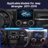 for Jeep Wrangler 2011-2014 with Wireless Apple Carplay and Android Auto, 2+64G 10.1 Inch Touchscreen Android Car Radio, DSP/Multiple UI/GPS/WiFi + AHD Backup Camera view 4