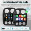 2+32G 10.1 inch Android Car Stereo for Jeep Patriot Compass 2010-2016 with Wireless Carplay and Android Auto Touch Screen DSP Audio GPS WiFi Mirror Link + AHD Backup Camera and Mic view 2