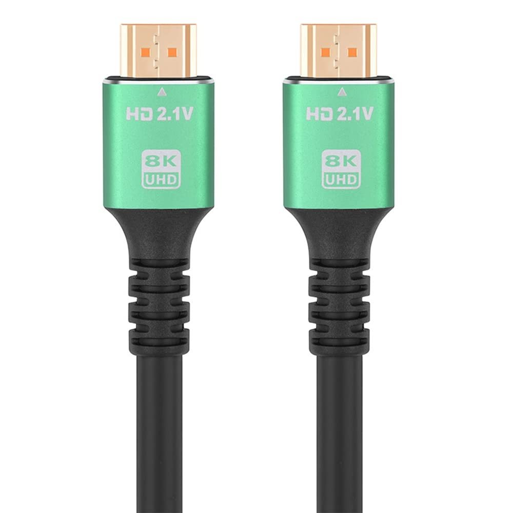 Bumdenuu -Compatible Cable,Male-to-Male Flex Cable,Support 48Gbps 8K@60HZ Resolution, for/Monitor (1.5 Meter)