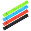 Oudain 4 Pcs 14. 2 x 0. 8 Inch Replacement Heart Rate Monitor Band, Soft Heart Rate Armband Strap, Theory Fitness Adjustable (Black, Orange, Green, Blue) view 1