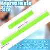 Oudain 4 Pcs 14. 2 x 0. 8 Inch Replacement Heart Rate Monitor Band, Soft Heart Rate Armband Strap, Theory Fitness Adjustable (Black, Orange, Green, Blue) view 2