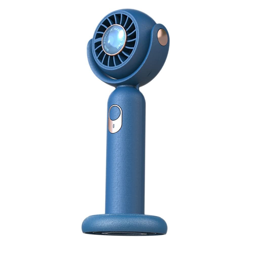 Bumdenuu Mini Handheld Fan USB Charging Adjustable Personal Cooling Fan Portable Fan for Travel Home Office E