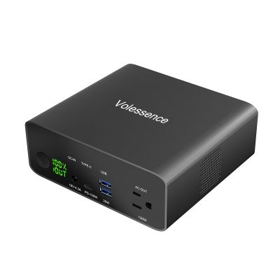 Volessence 40000mah Portable Laptop Power Bank AC Outlet 130W TSA
