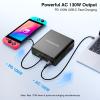 Volessence 40000mah Portable Laptop Power Bank AC Outlet 130W TSA view 3