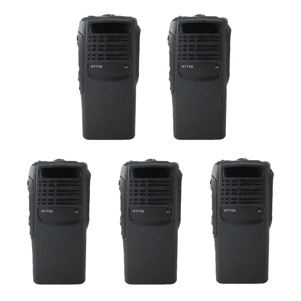 Amazingxiax 5Pack Black Replacement No-Keypad Housing Case Front Cover with Speaker Compatible with HT750