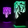 ZOCI VOCI Telepathy Long Distance Touch Lamp - Friendship Lamps with no Subscription | Long Distnace Gifts, Raining Diamond Design (Set of 2) view 1