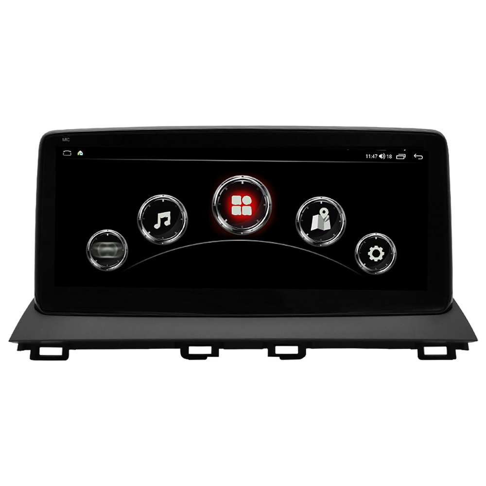 AIDEGG 10.25 Inch Android 12 for Mazda 3 Mazda3 2014 2015 2016 2017 2018 2019 Car Stereo Radio with 6GB+128GB Wireless CarPlay Android AuTo GPS Navigation Head Unit Multimedia Music Video Player DSP
