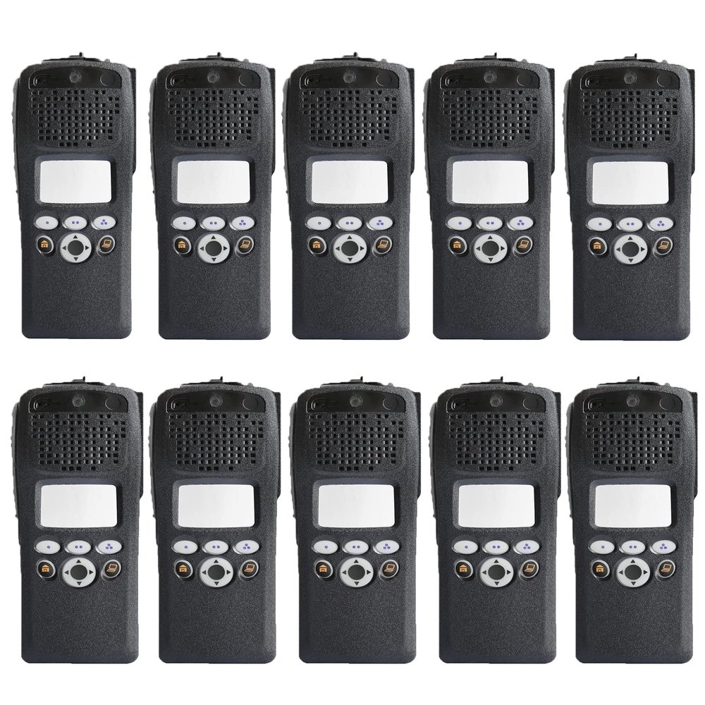 10Pack Limited Keypad Housing Case Front Cover Compatible with XTS2500 Model 2 Radio Black