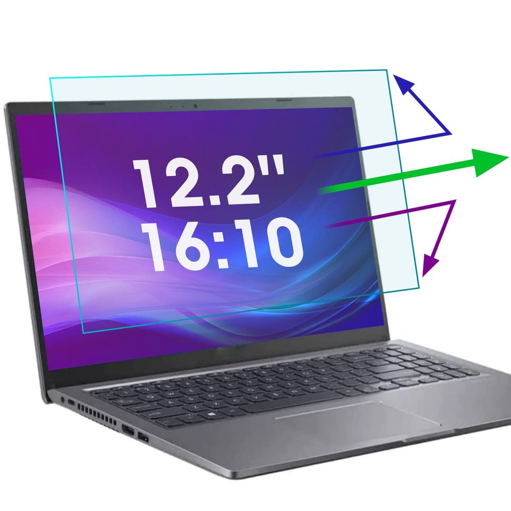 2 Pack 12.2 Inch Anti Blue Light Screen Protector for Samsung Chromebook Plus/Chromebook Plus V2 12.2'', Reduce Eye Strain Anti Glare Blue Light Blocking Screen Protector for 12.2 with 16:10 Resolution Laptop