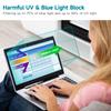 2 Pack 12.2 Inch Anti Blue Light Screen Protector for Samsung Chromebook Plus/Chromebook Plus V2 12.2'', Reduce Eye Strain Anti Glare Blue Light Blocking Screen Protector for 12.2 with 16:10 Resolution Laptop view 2