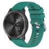 20mm Bands Fit for Garmin VivoMove Trend, Quick Release Silicone Replacement Watch Bands Straps Wristbands Fit for Garmin Forerunner 645/245 Music/Venu SQ 2/Vivoactive 3/Forerunner 55 (Black)