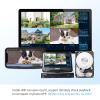 No HDD 10'' LCD Wireless WiFi NVR 16 Channels Network Video Recorder, Motion Detection Zones, 24/7 Record, Work with Hiseeu Eseecloud 1080P/3MP/5MP Wireless Camera view 4