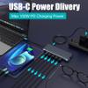 USB C Docking Station Hub (12 -in-1) with 4K 60HZ HDMI, Ethernet, VGA,Audio, USB3.0 TF/SD Dongle Docking Station Compatible for MacBook iPad Pro Dell Hp Lenovo view 3