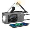 NITIGO Emergency Radio 4000mAh Solar Hand Crank AM/FM/NOAA Portable Weather Radio with Phone Charger, LED Flashlight, Reading Lamp, SOS Alarm, Headphone Jack for Indoor Outdoor Emergency, USB Charged view 1