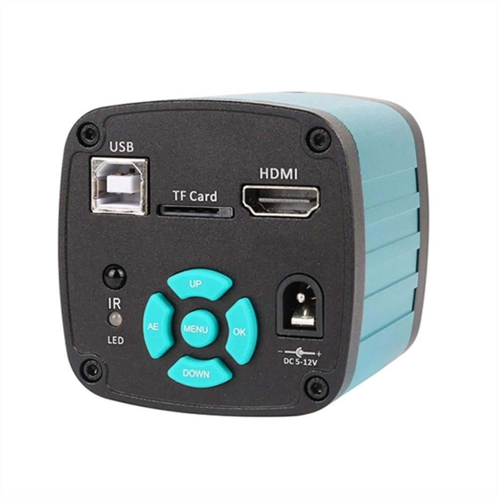 1-130X Zoom C Mount Lens 48MP 4K 1080P HDMI USB Industrial Video Microscope Camera Remote Control for Digital Image Acquisition (Color : 48MP Camera)