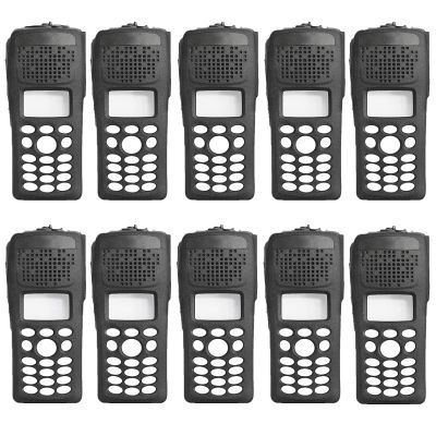 10Pack Black Full Keypad Replacement Repair Radio Housing Case Front Cover Compatible with XTS2500 Model 3 XTS2500III XTS2500 M3 XTS2250 Model 3 XTS2250 M3 XTS2250 III