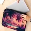 Beautiful Landscape 2-Sided Print Mac Book Pro 16" Sleeve - Palms Laptop Sleeve - Print Mac Book Sleeve view 3