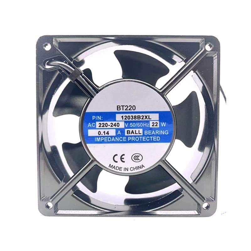 12038B2XL AC 220/240V 0.14A 120x120x38mm Cooling Fan