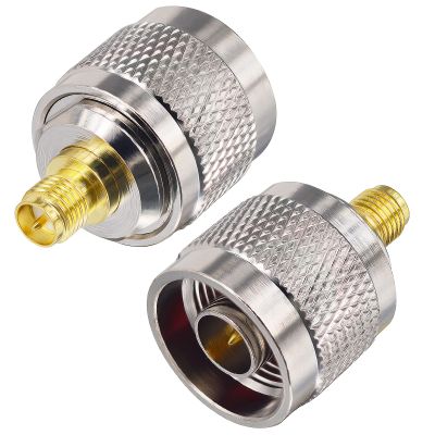 N Type Male to RP-SMA Female Extension Adapter RP SMA Female Convertor Wi-Fi Adaptor Helium Miner Cable Extension Connector for Signal Booster Router 4G LTE Ham Antenna WiFi Antenna Extender Pack of 2