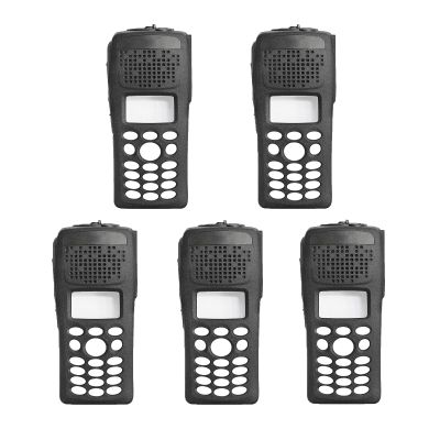 5Pack Black Full Keypad Replacement Repair Radio Housing Case Front Cover Compatible with XTS2500 Model 3 XTS2500III XTS2500 M3 XTS2250 Model 3 XTS2250 M3 XTS2250 III