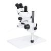 for Industrial Lab Simul-Focal 3.5X-180X Stereo Microscope Trinocular Microscope + 0.5X 2.0X Auxiliary Objective Lens for PCB Repair (Color : 3.5X-180X) view 3