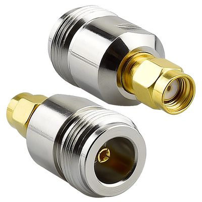 N Type Female to RP-SMA Male Extension Adapter RP SMA Male Convertor Wi-Fi Adaptor Helium Miner Cable Extension Connector for Signal Booster Router 4G LTE Ham Antenna WiFi Antenna Extender Pack of 2