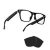 IVY TWS Smart Bluetooth Audio Glasses - Blue Light Blocking & Sunglasses Lens kits for Office Outdoor Sports Drive - Smart Glasses for Men & Women - Black Frame view 1
