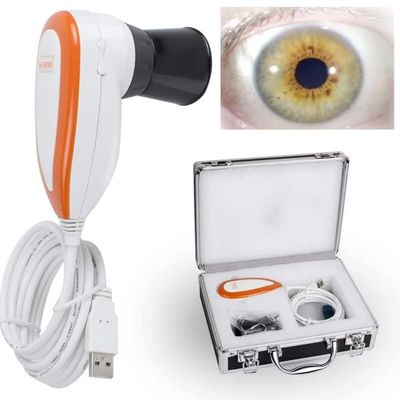 ZWEBY Iris Analysis Camera, 5.0 MP USB Iris Analyzer Iridology Camera, 5.0 M Pixel USB Left/Right Lamp Analyzer/Analysis Iridology Camera with Pro Iris Software